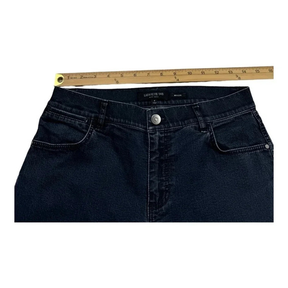 Lafayette 148 New York Mercer Straight Leg Jeans - Picture 8 of 10